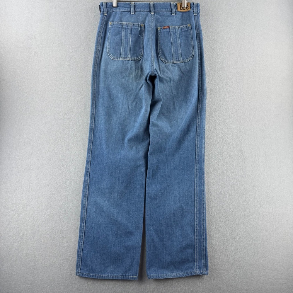 Vintage 80s Lee Pants Fits 30x31 Bootcut 70s Denim Western Made in USA